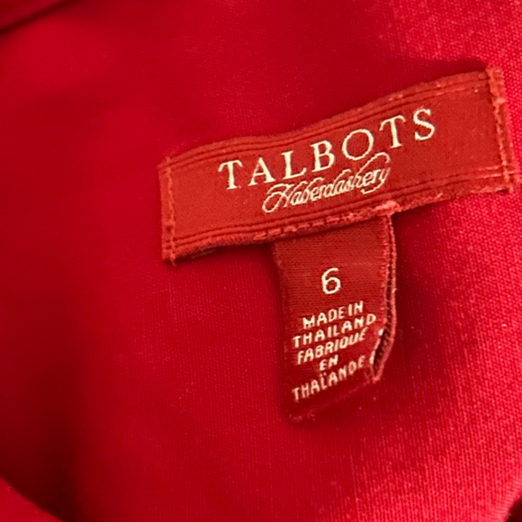 Talbots Haberdashery - red fitted button down - Picture 7 of 7